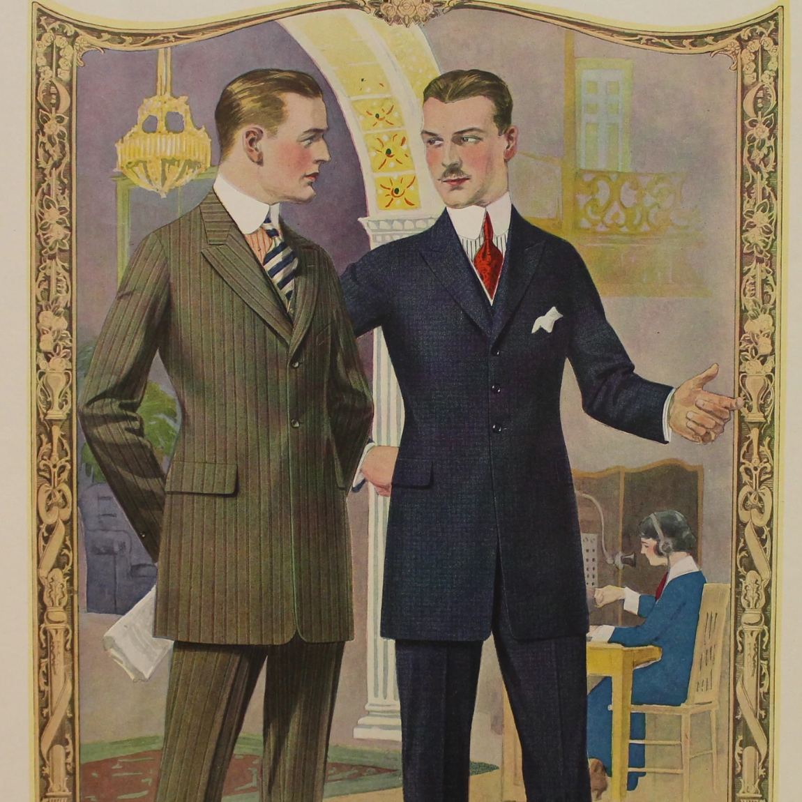 Men s Fashion In The 1920s Antiquarian Print Shop