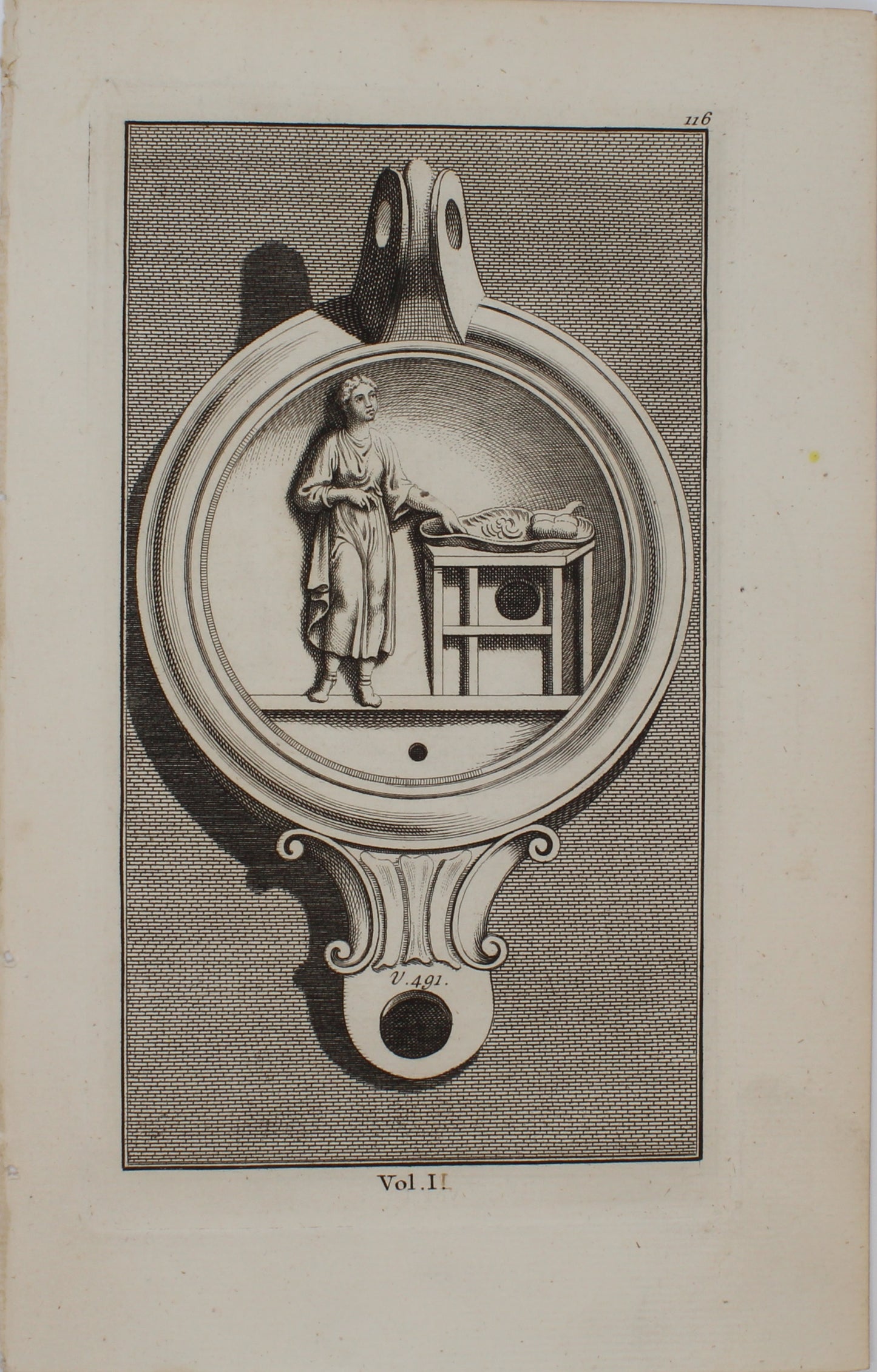 Antiquities, Pine, John, Illustrations of Virgil's Poems-Vol 1, 116-V491, 1774