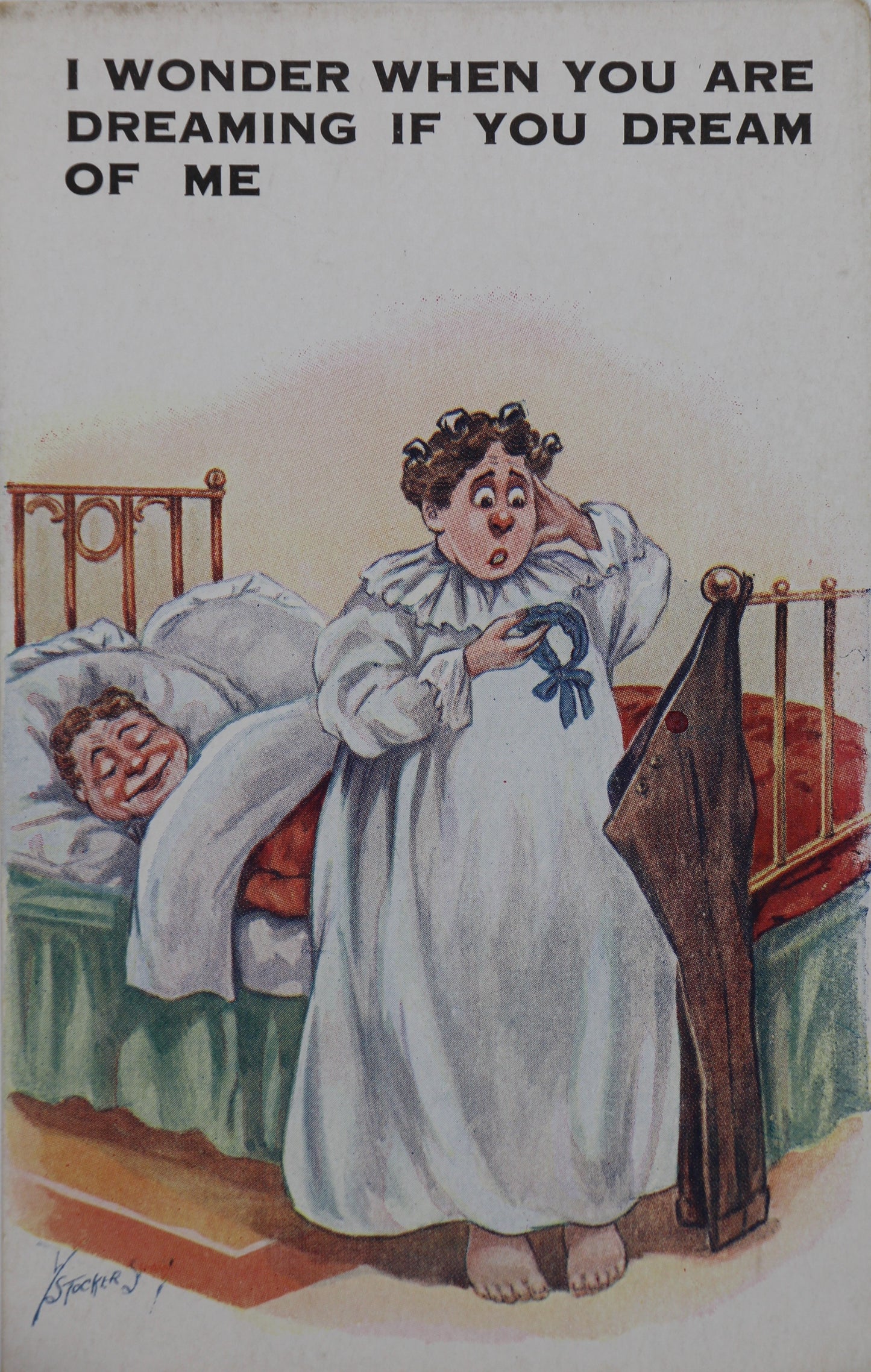 Postcard, Cartoon Style or Saucy