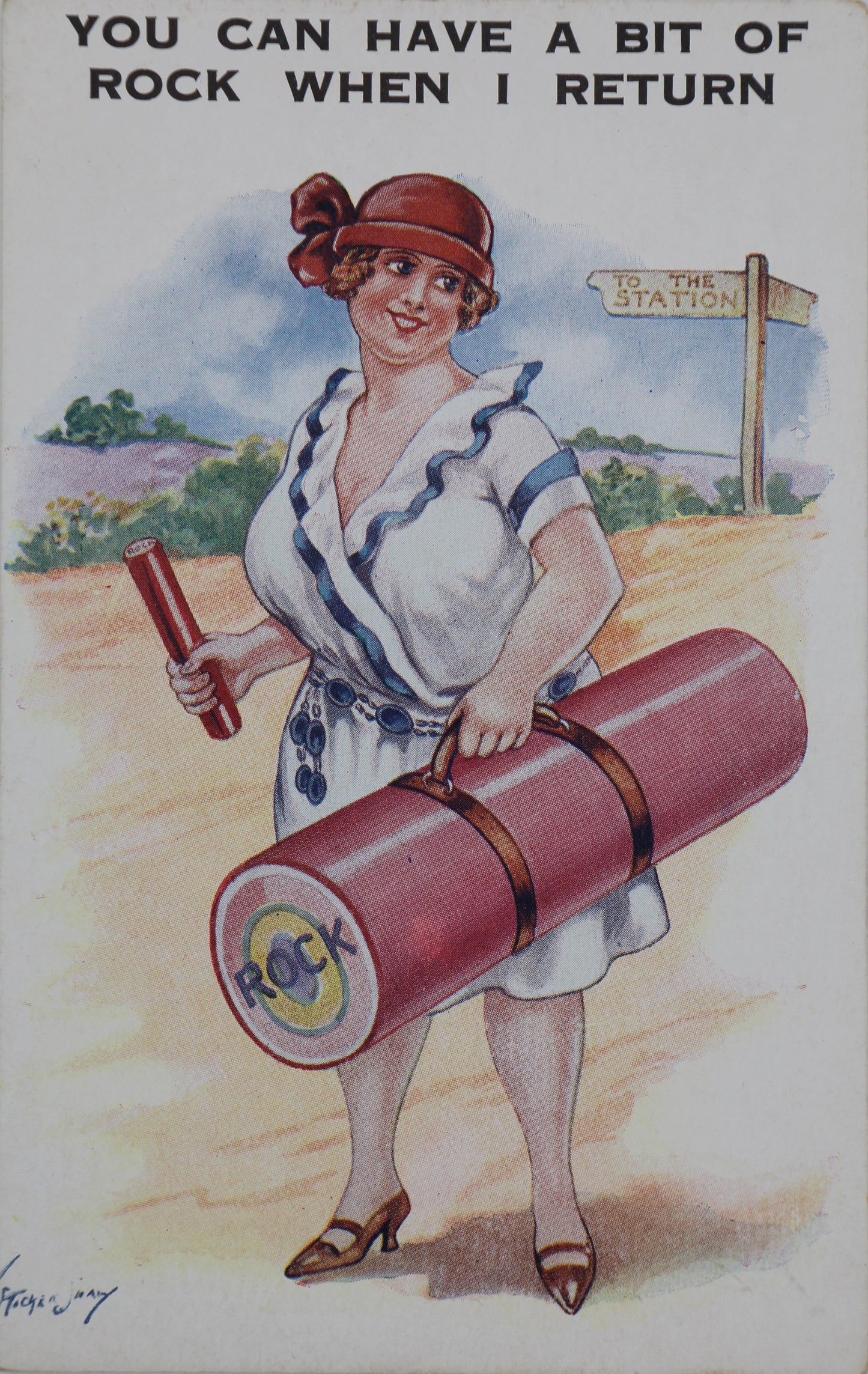 Postcard, Cartoon Style or Saucy