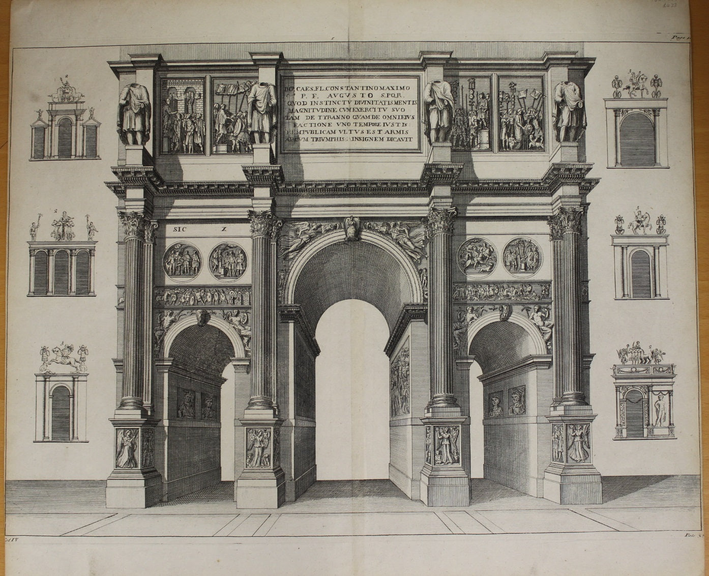 Antiquities, Bartoli Pietro Santi, Classical Relief, Trajan's Column, plate 37, vol 4, c1667