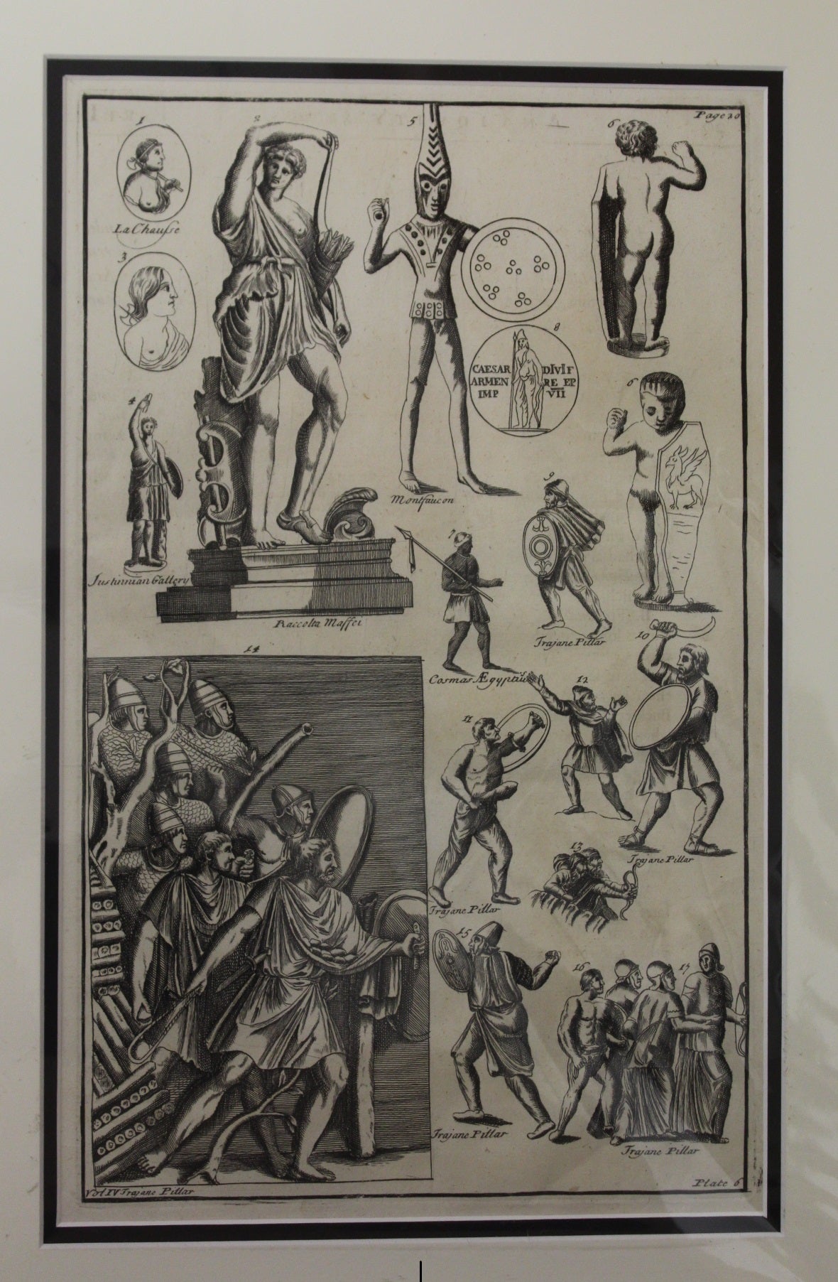 Antiquities, Bartoli Pietro Santi, Classical Relief, Trajan's Column, plate 6, vol 4, c1667