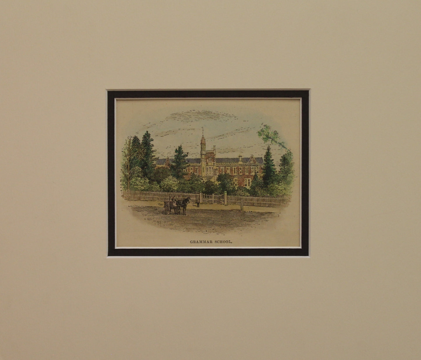 Australia, The Grammar School, Melbourne, The Graphic Magazine, c1887