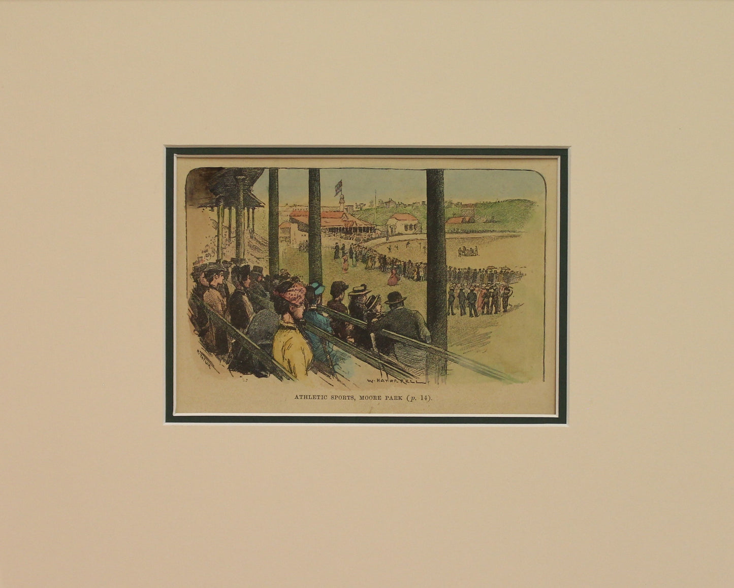 Australia, Athletic Sports Moore Park, The Graphic Magazine, c1887