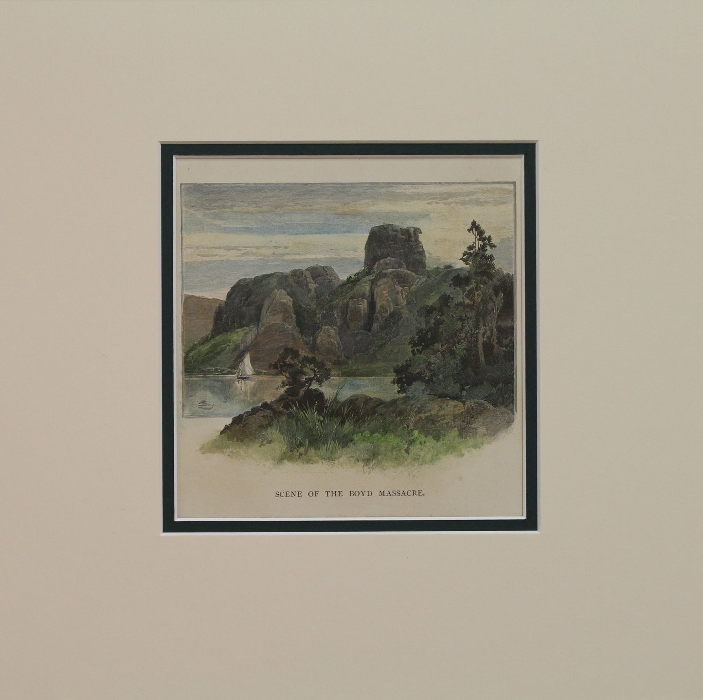 New Zealand, Scene of the Boyd Massacre, Whangaroa Harbour, c1886