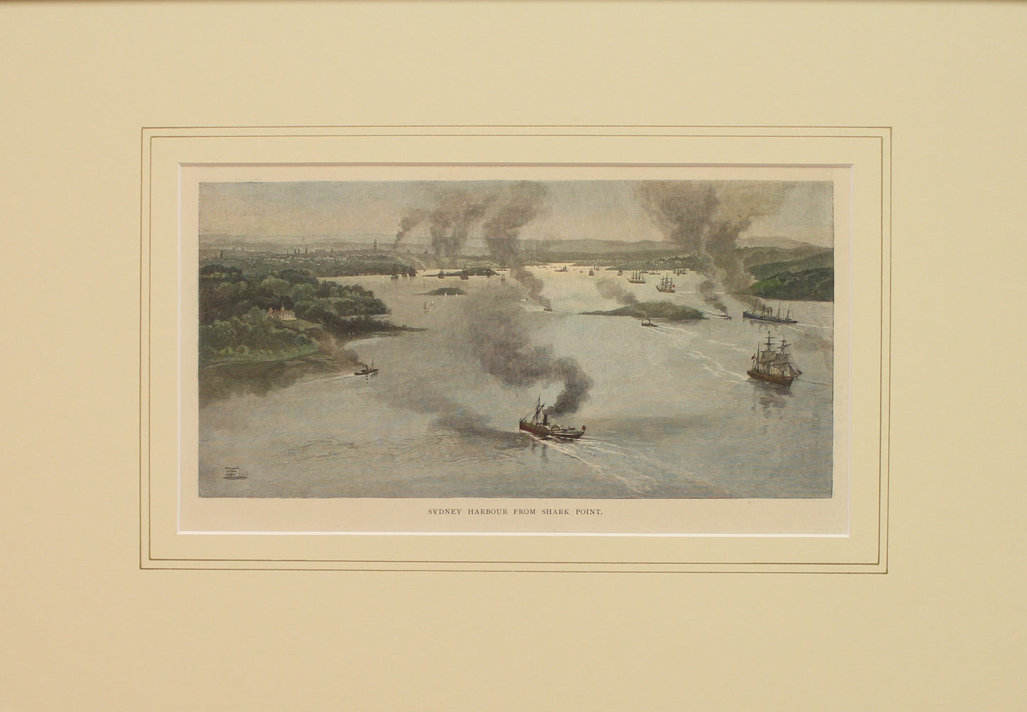 Australia, Sydney Harbour from Shark Point, #2, c1886