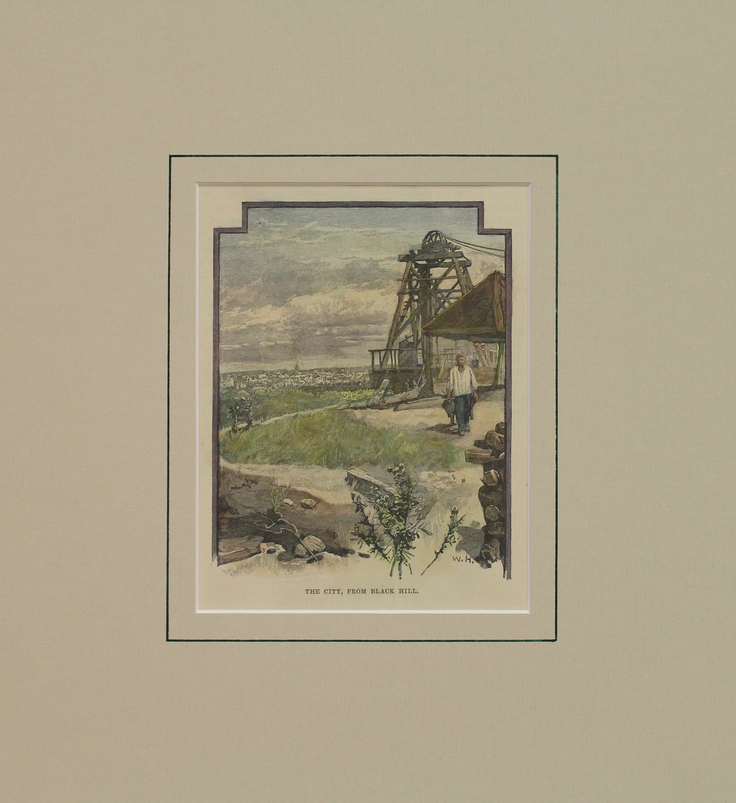 Australia, The City from Black Hill, Ballarat, Victoria, The Graphic Magazine, c1887