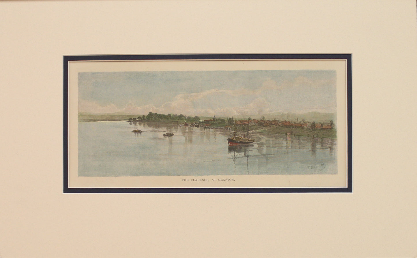 Australia, The Clarence at Grafton, New South Wales, c1886