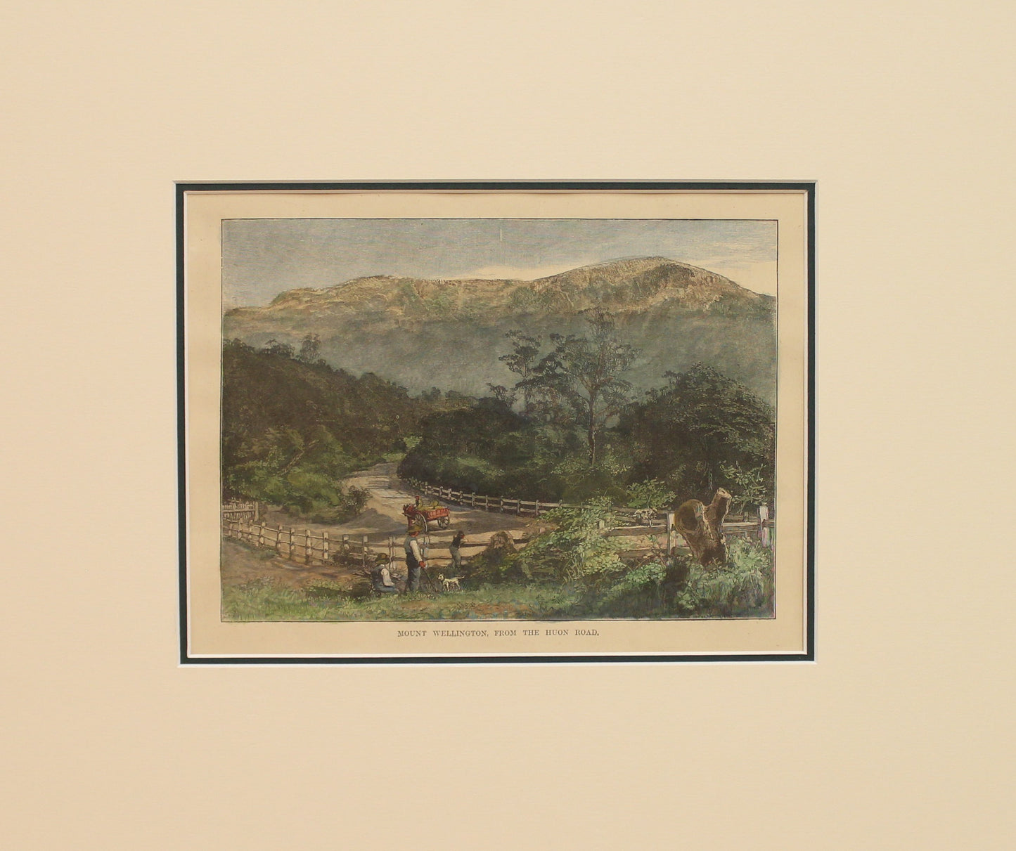 Australia, Mt Wellington from the Huon Road, Tasmania, c1886