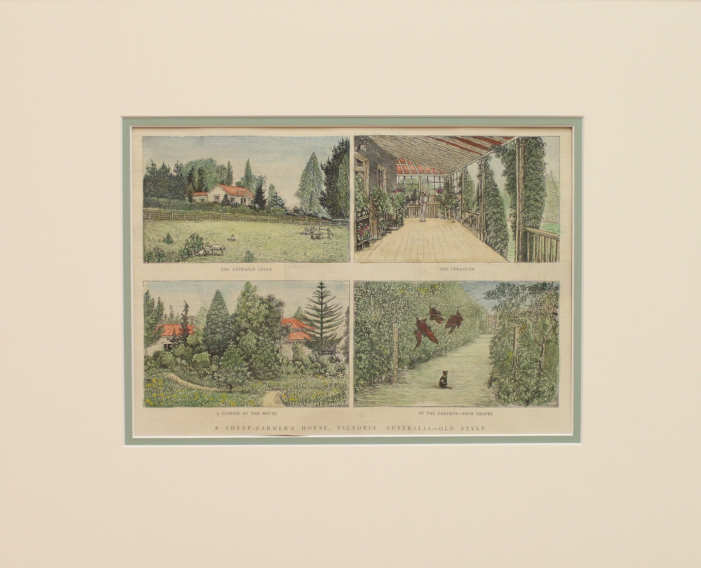 Australia, Sheep Farmers House Victoria, The Graphic Magazine, c1887