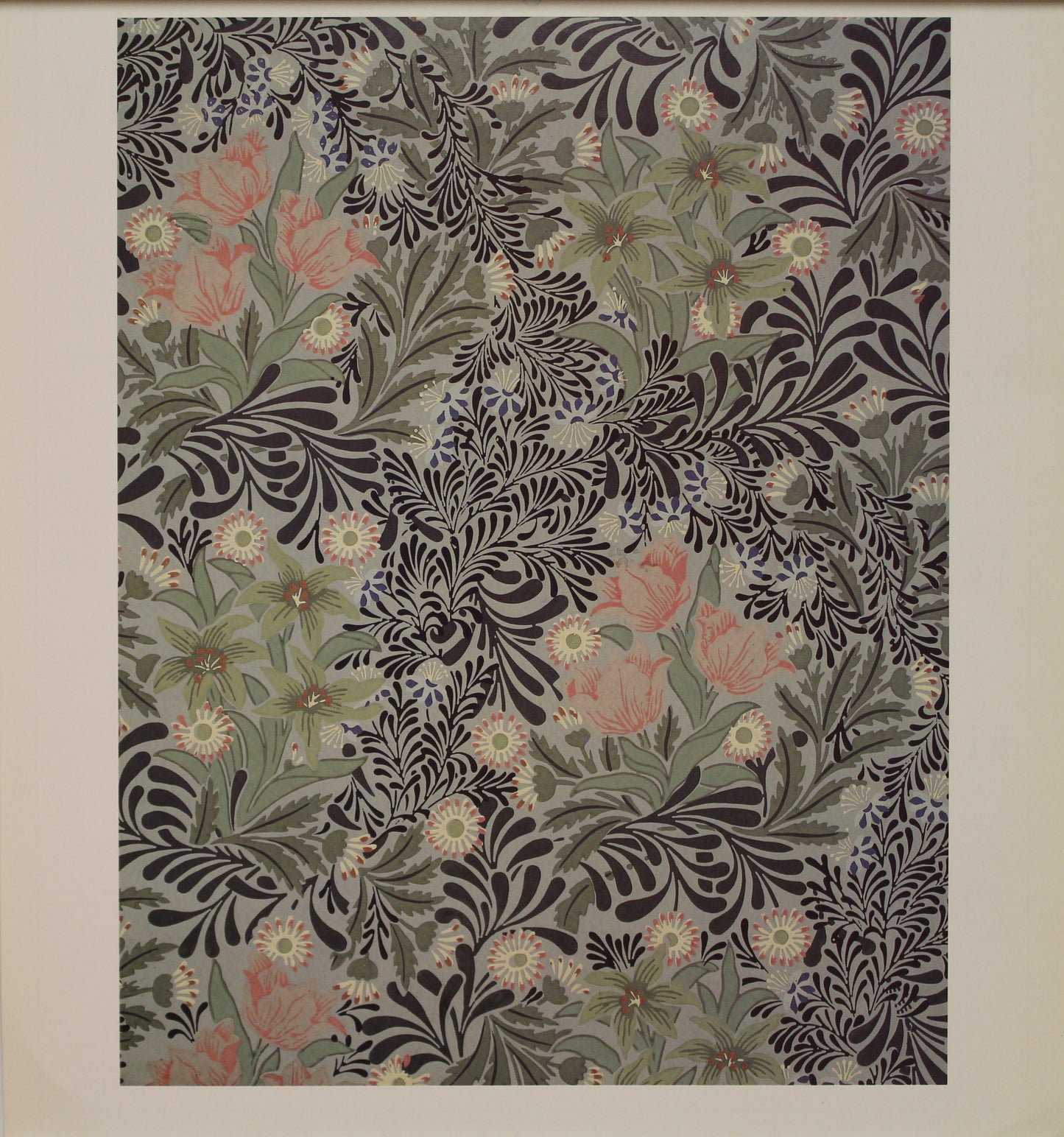 Decorator, Morris William, Wallpaper Design, Arbutus, Art Nouveau, c1917