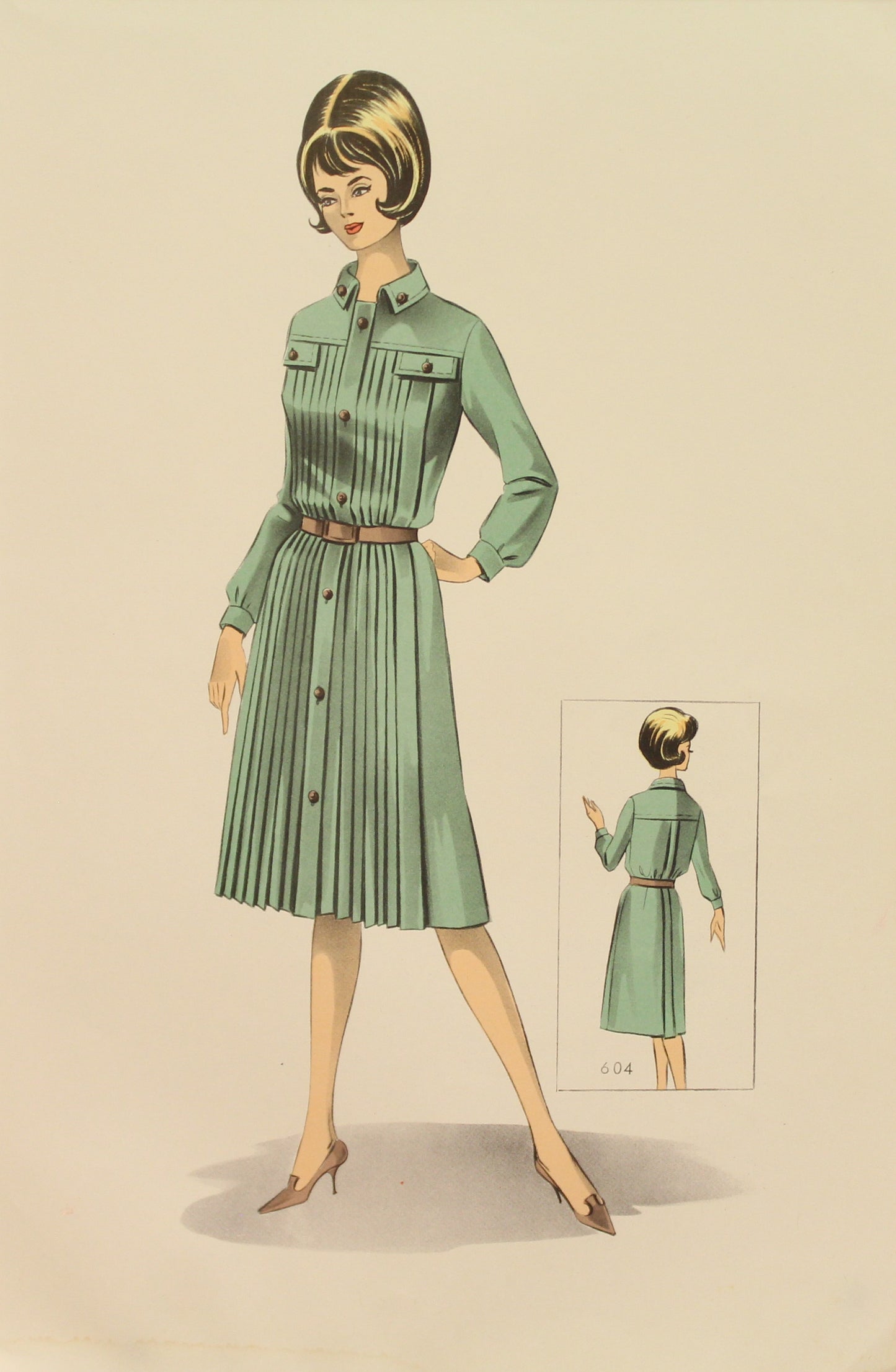 Fashion of the 60s, New Lines from the Fashions in Vienna, Mode Studio, 604, 1965