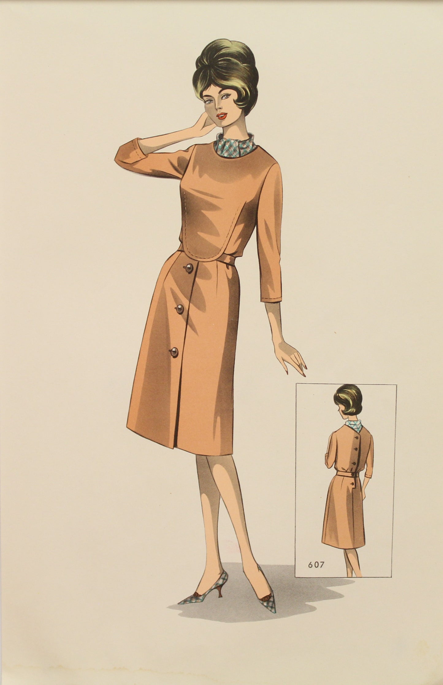Fashion of the 60s, New Lines from the Fashions in Vienna, Mode Studio, 607, 1965