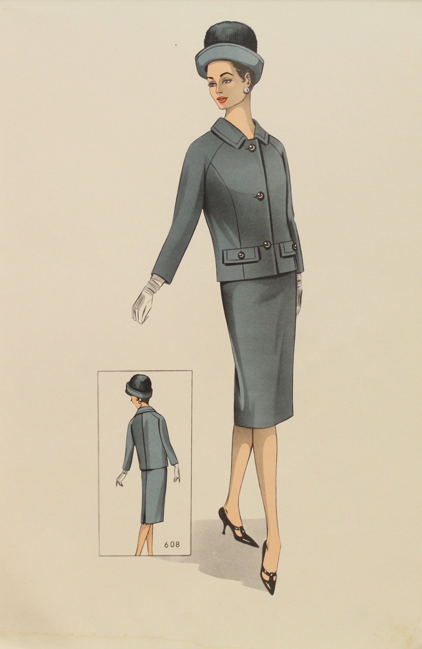 Fashion of the 60s, New Lines from the Fashions in Vienna, Mode Studio, 608, 1965