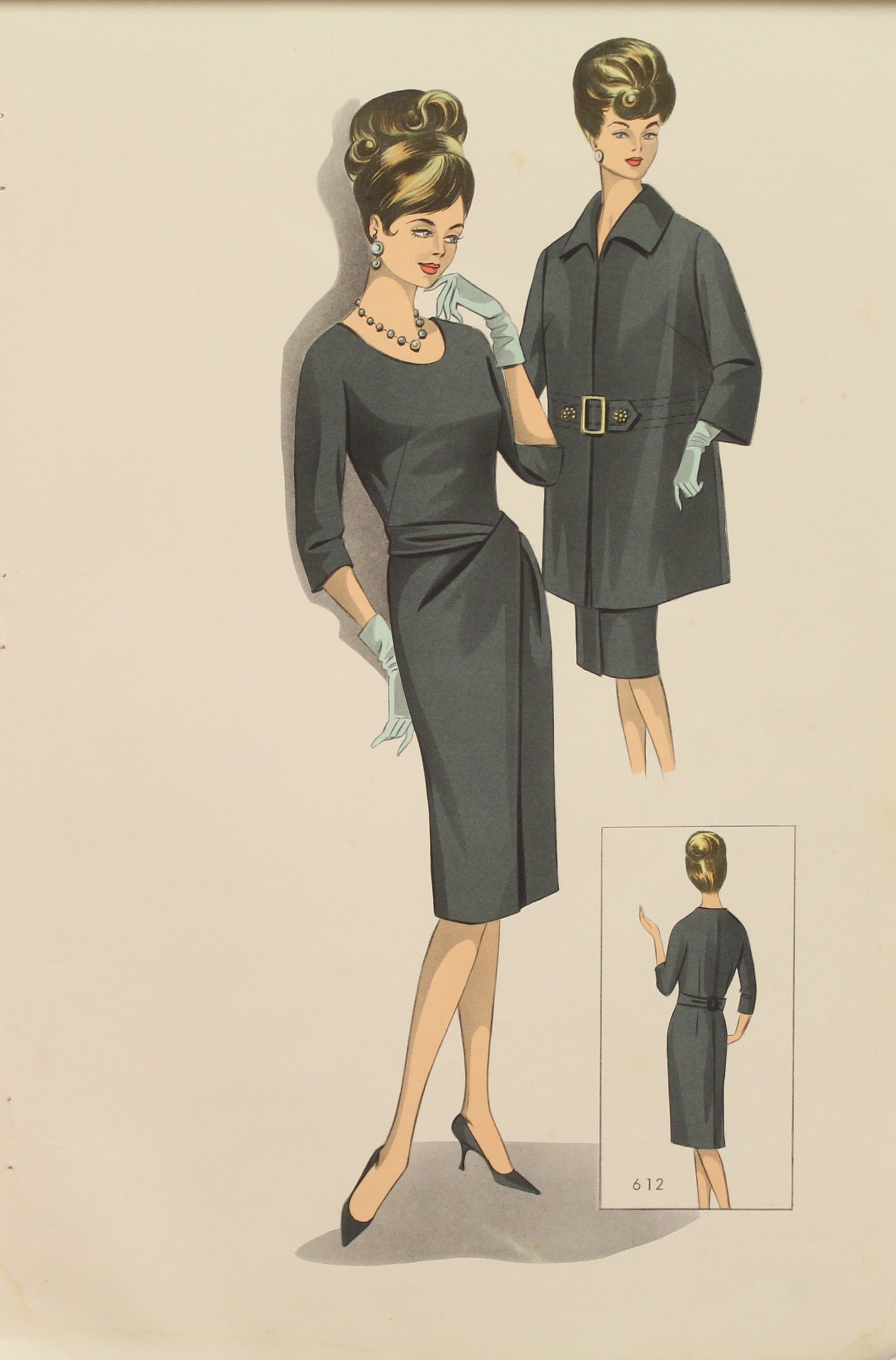 Fashion of the 60s, New Lines from the Fashions in Vienna, Mode Studio, 612 1965