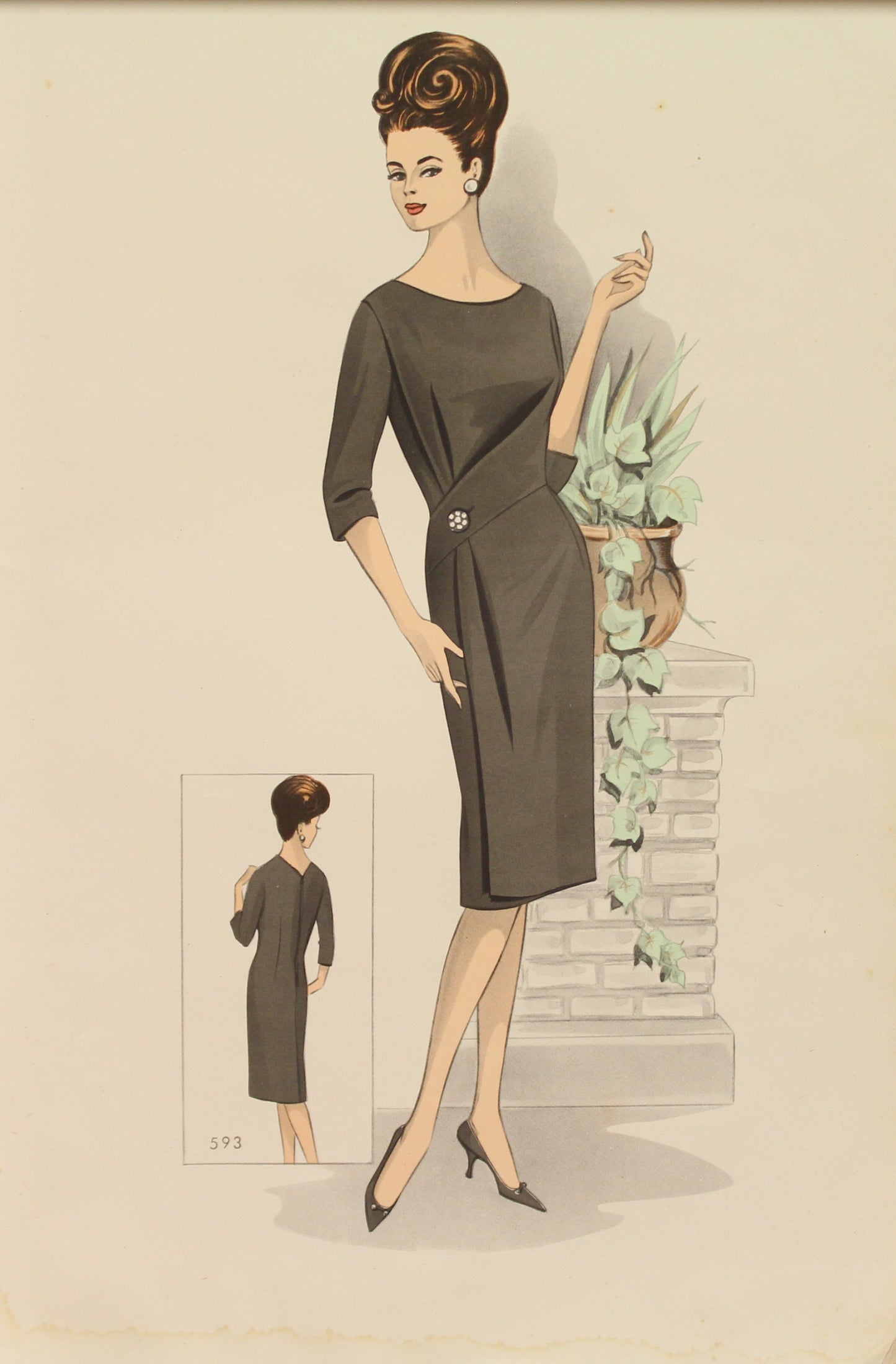 Fashion of the 60s, New Lines from the Fashions in Vienna, Mode Studio, 593, 1965