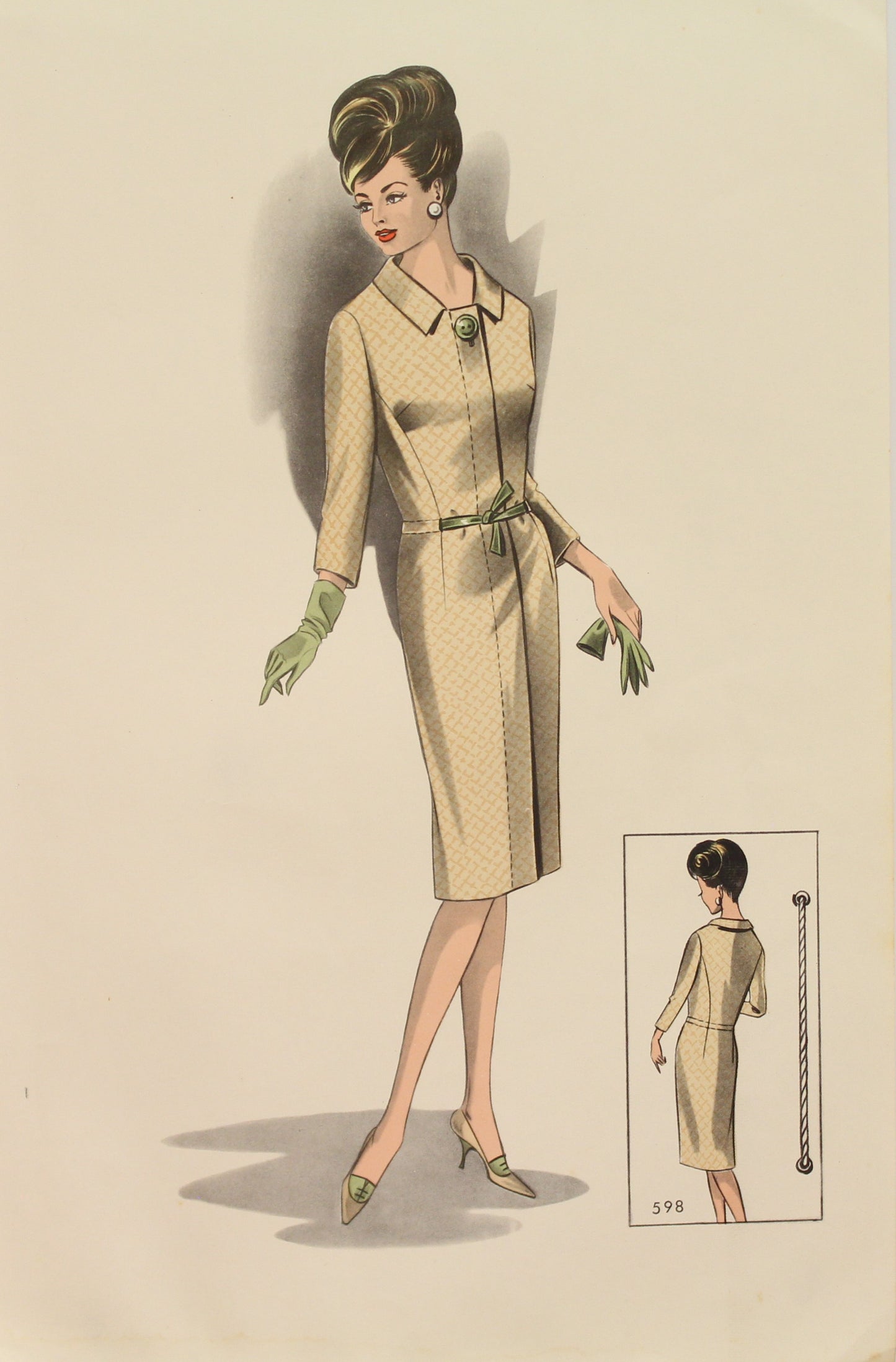 Fashion of the 60s, New Lines from the Fashions in Vienna, Mode Studio, 598, 1965