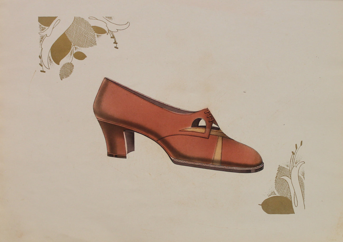 Fashion, French Society Shoes, #6, c1920