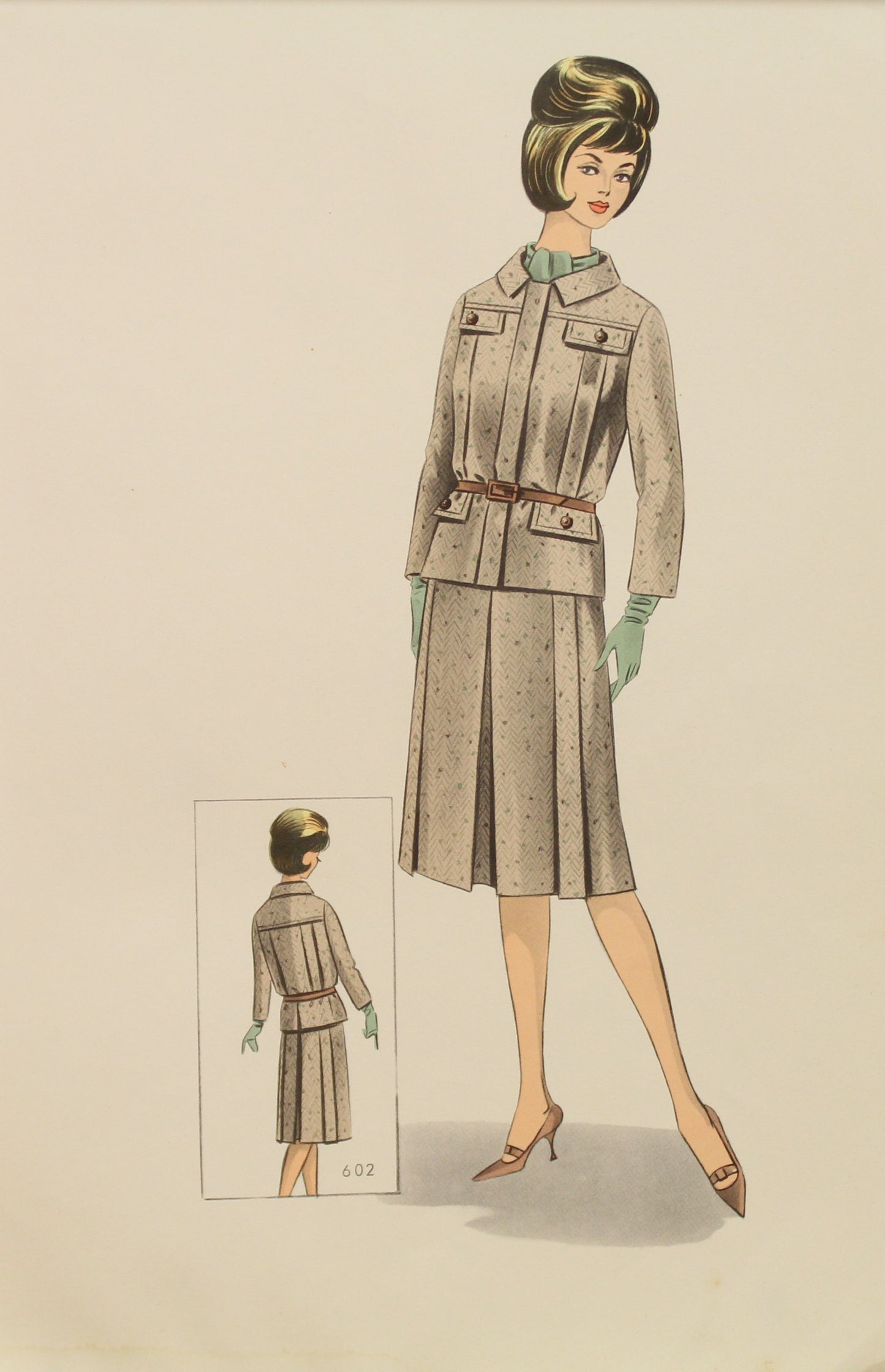 Fashion of the 60s, New Lines from the Fashions in Vienna, Mode Studio, 602, 1965