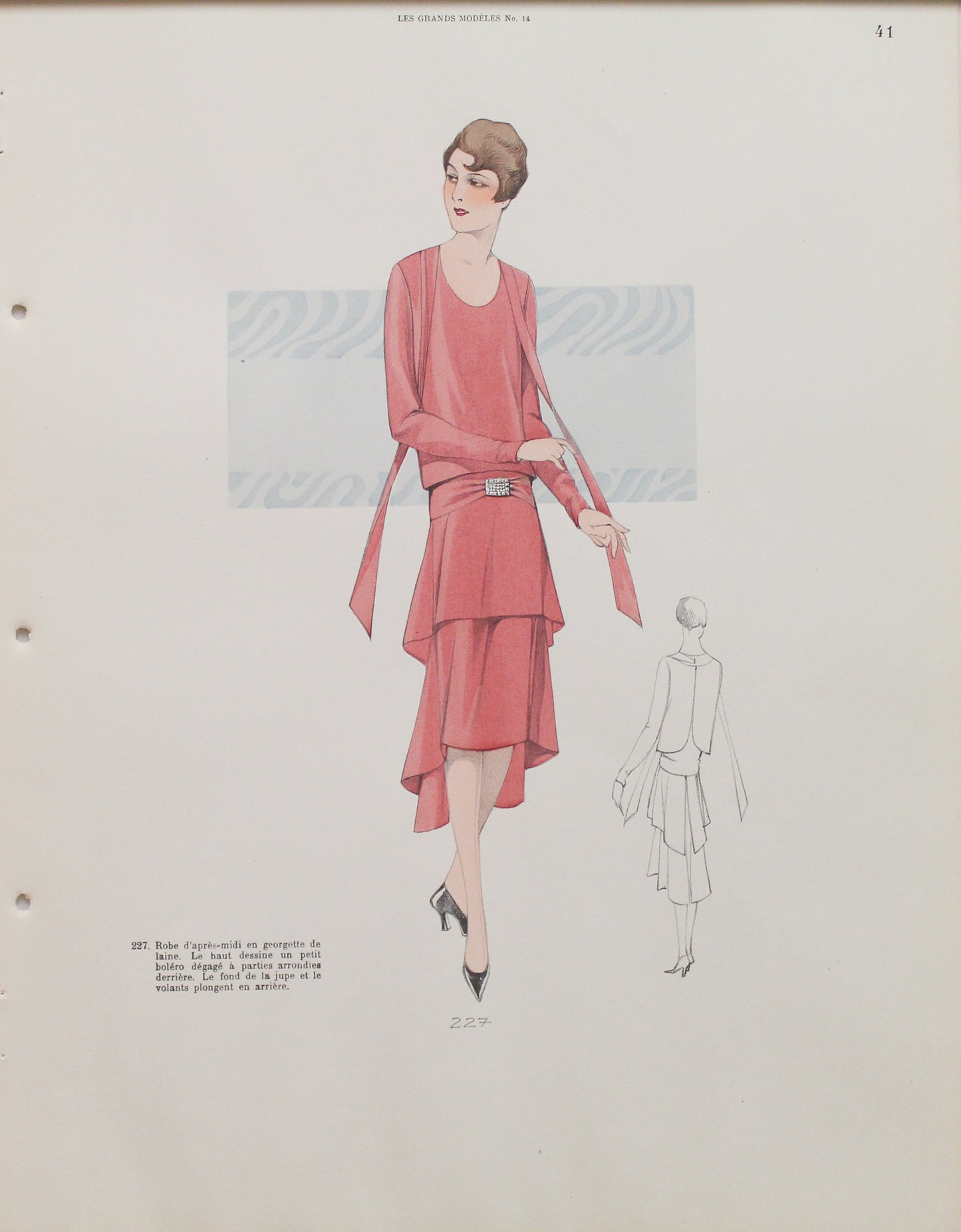 Fashion, Les Grands Models, #14, Page 41, Outfit 227, 1920 - 1929