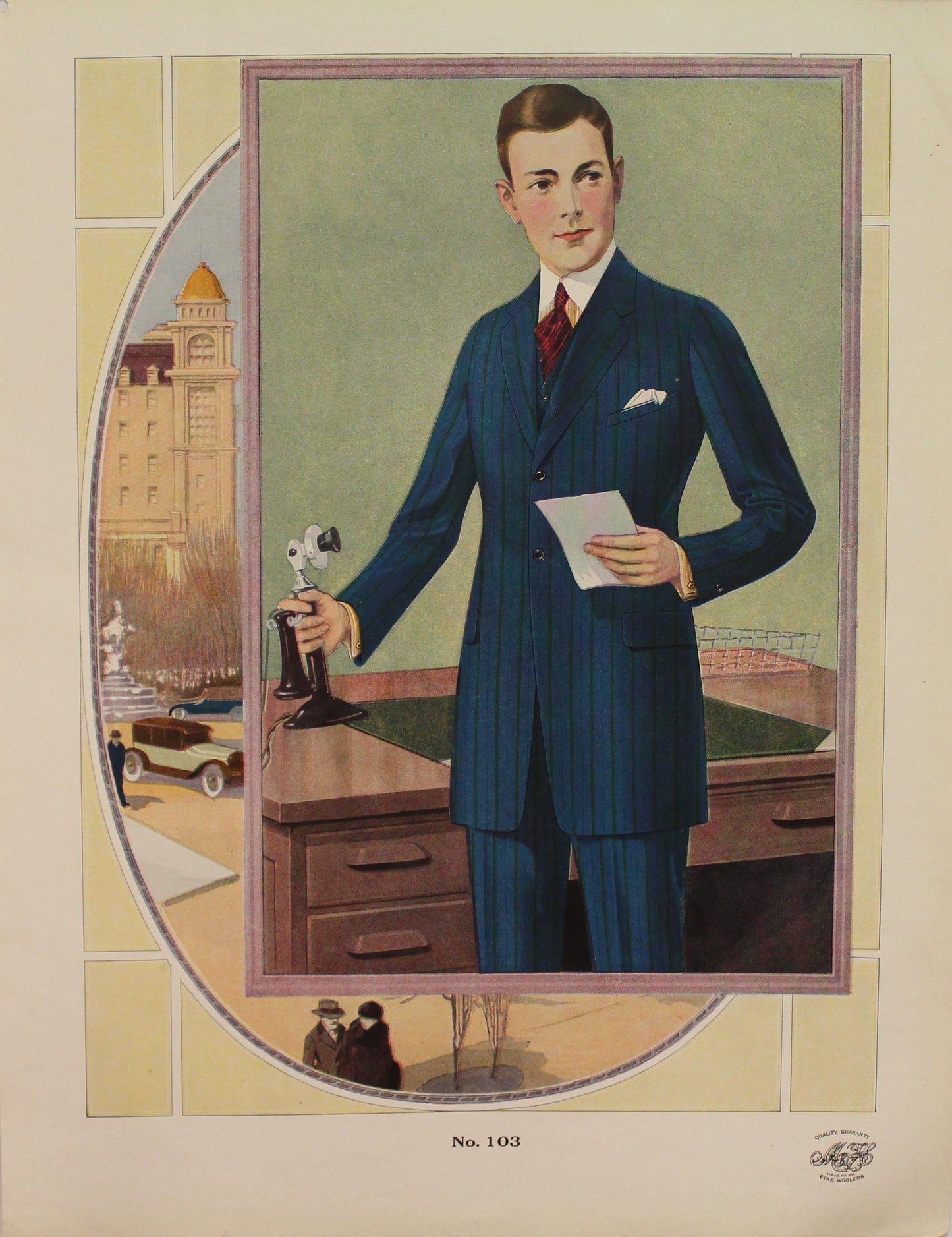 Fashion, Mens, Mason and Hanson, #103, Autumn Winter, 1920-1921