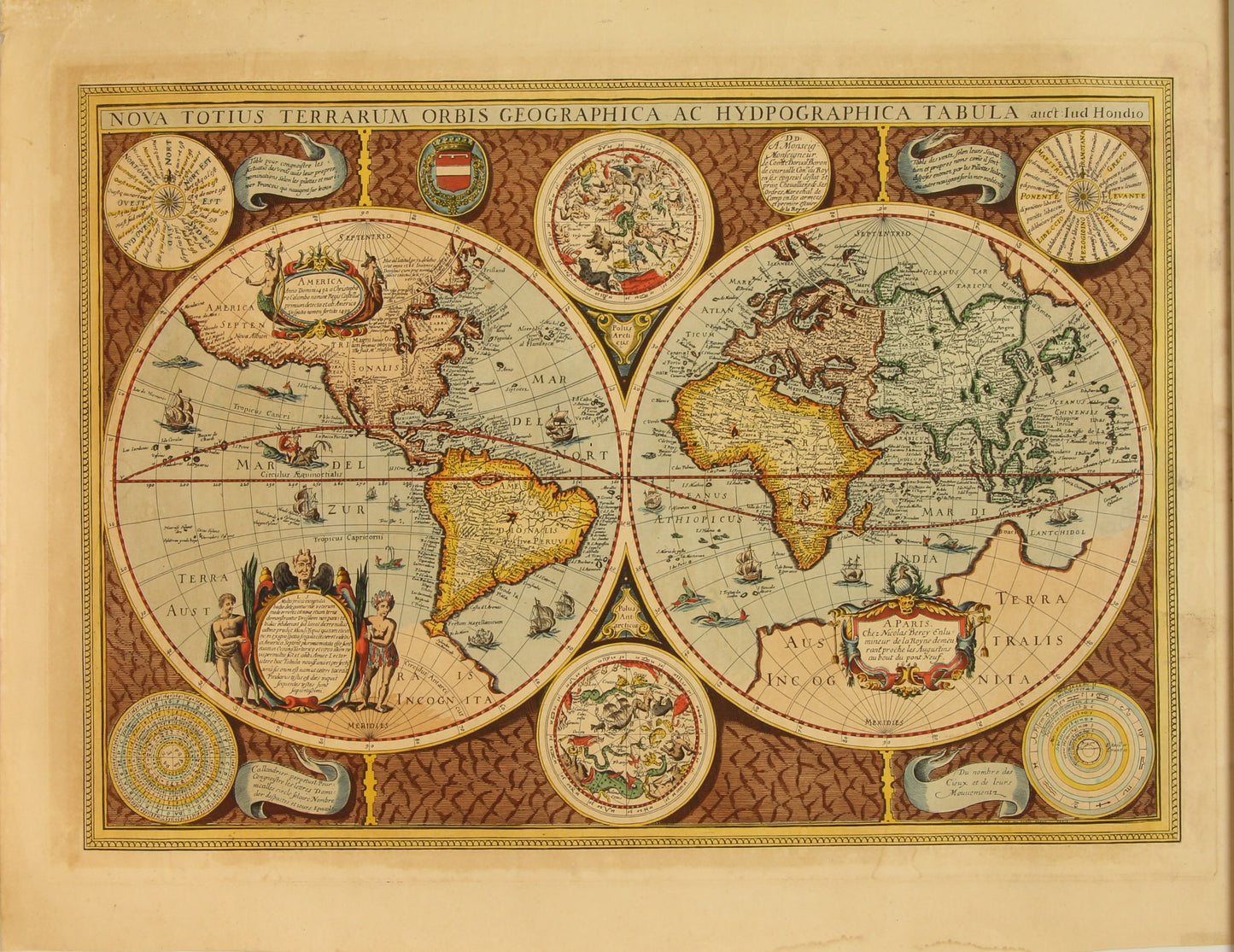Map, Nova Totius Terrarum Orbis, c1649