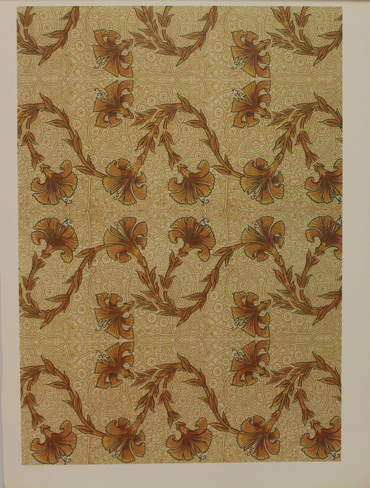 Decorator, Morris William, Wallpaper Design, Marigold, Plate 11, Art Nouveau, c1875