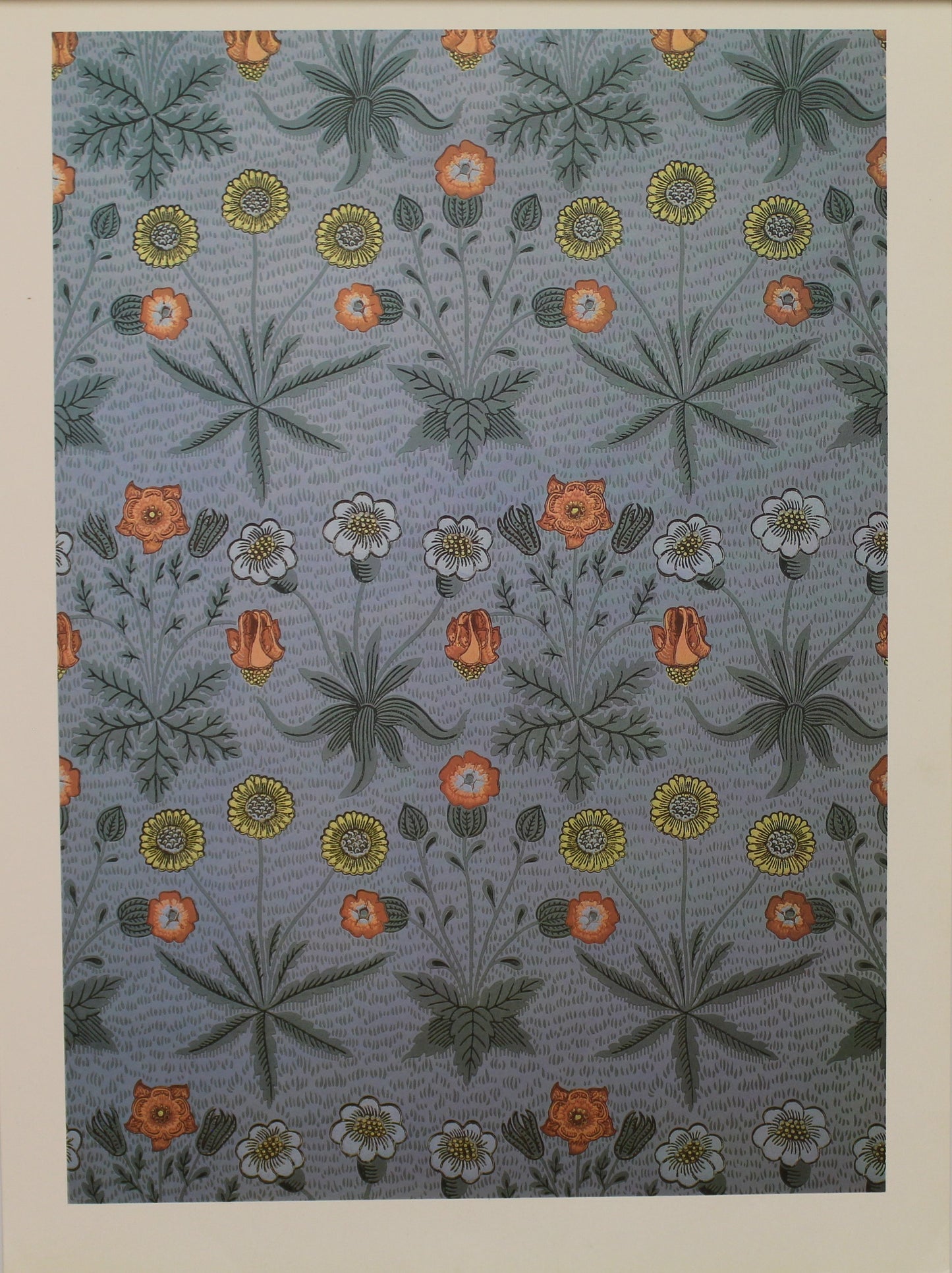 Decorator, Morris William, Wallpaper Design, Daisy, Plate 32, Art Nouveau, c1864