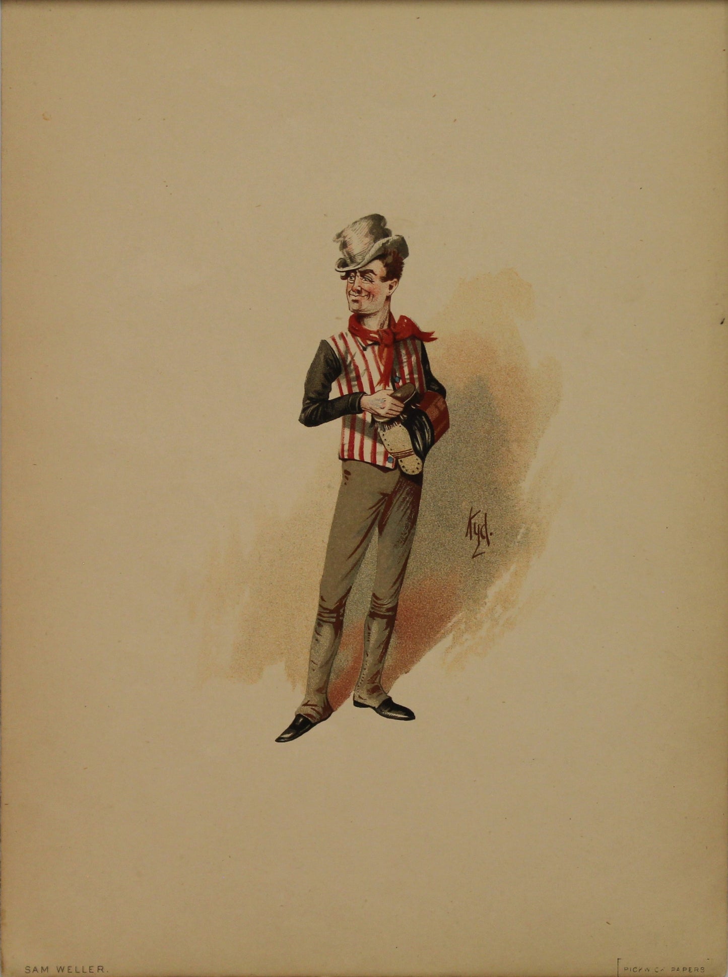 Storytime, Dickens Charles, Sam Weller, Pickwick Papers, Kyd, Clarke Joseph Clayton, 1889