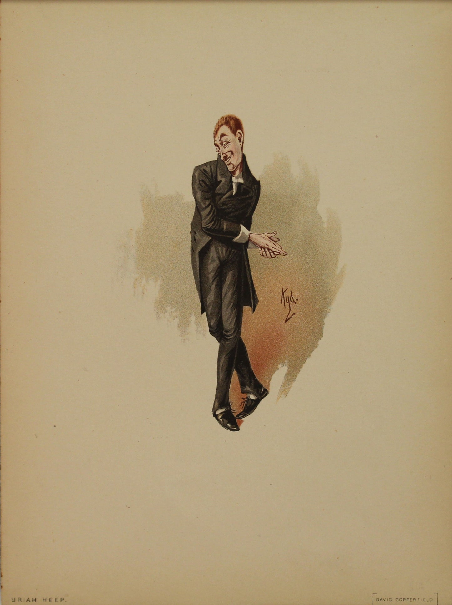 Storytime, Dickens Charles, Uriah Heep, David Copperfield, Kyd, Clarke Joseph Clayton, 1849-50