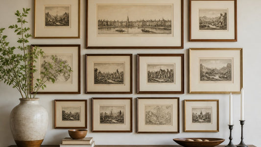 7 Steps to Create an Antique Print Gallery Wall