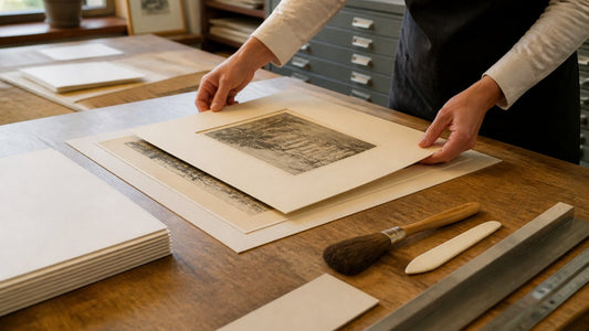 How to Matt 19th-Century Paper Prints Safely