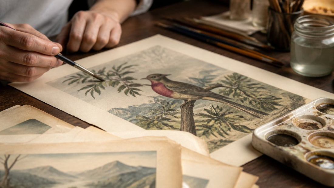Identify Hand-Coloured Lithographs: A Beginner's Guide