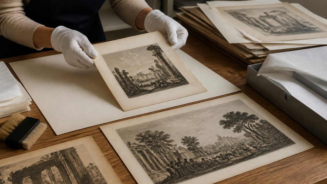 Preserving Original Antique Paper Prints: A Guide