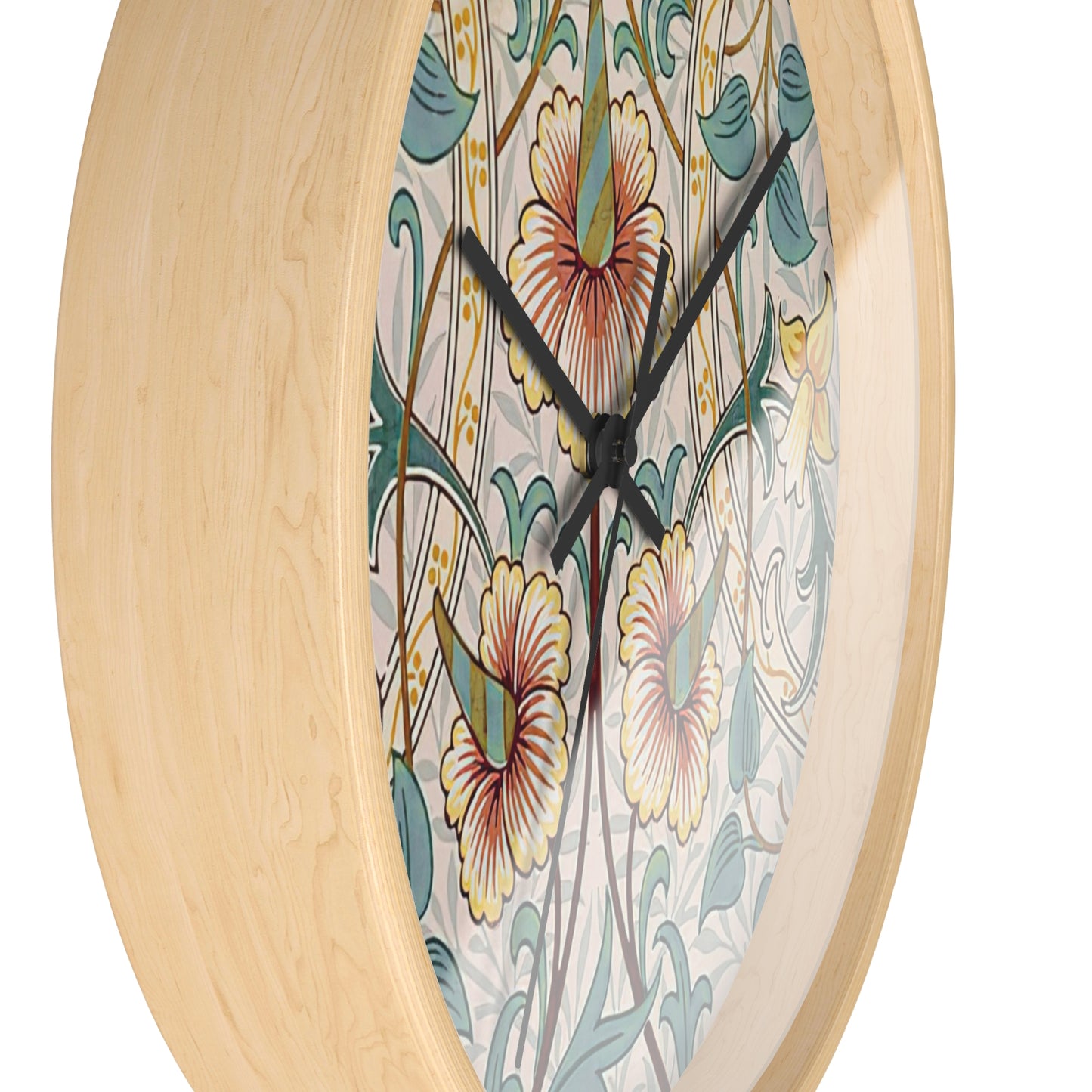 Vintage Floral Wall Clock - William Morris