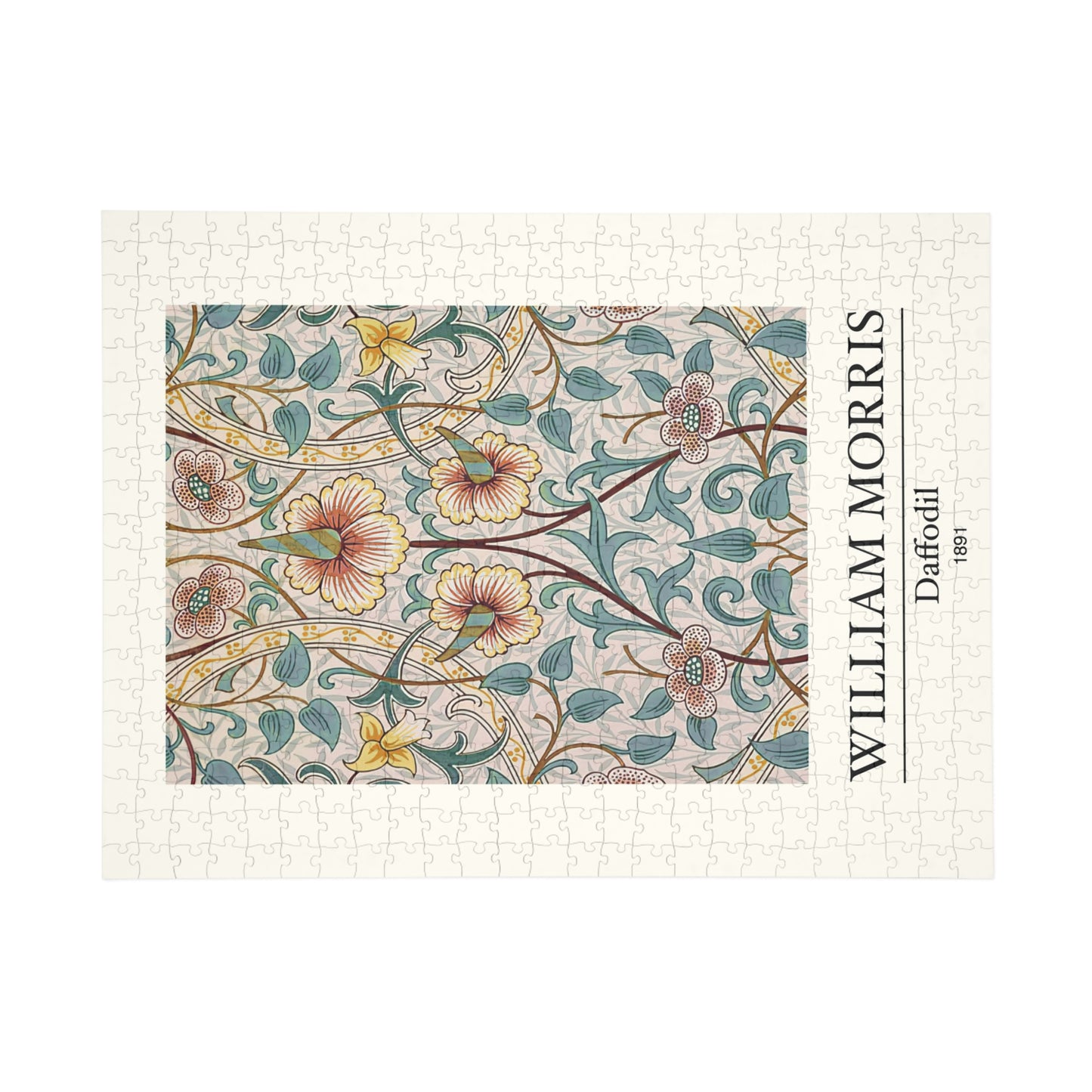 William Morris Daffodil Jigsaw Puzzle - 500, 1000 Piece