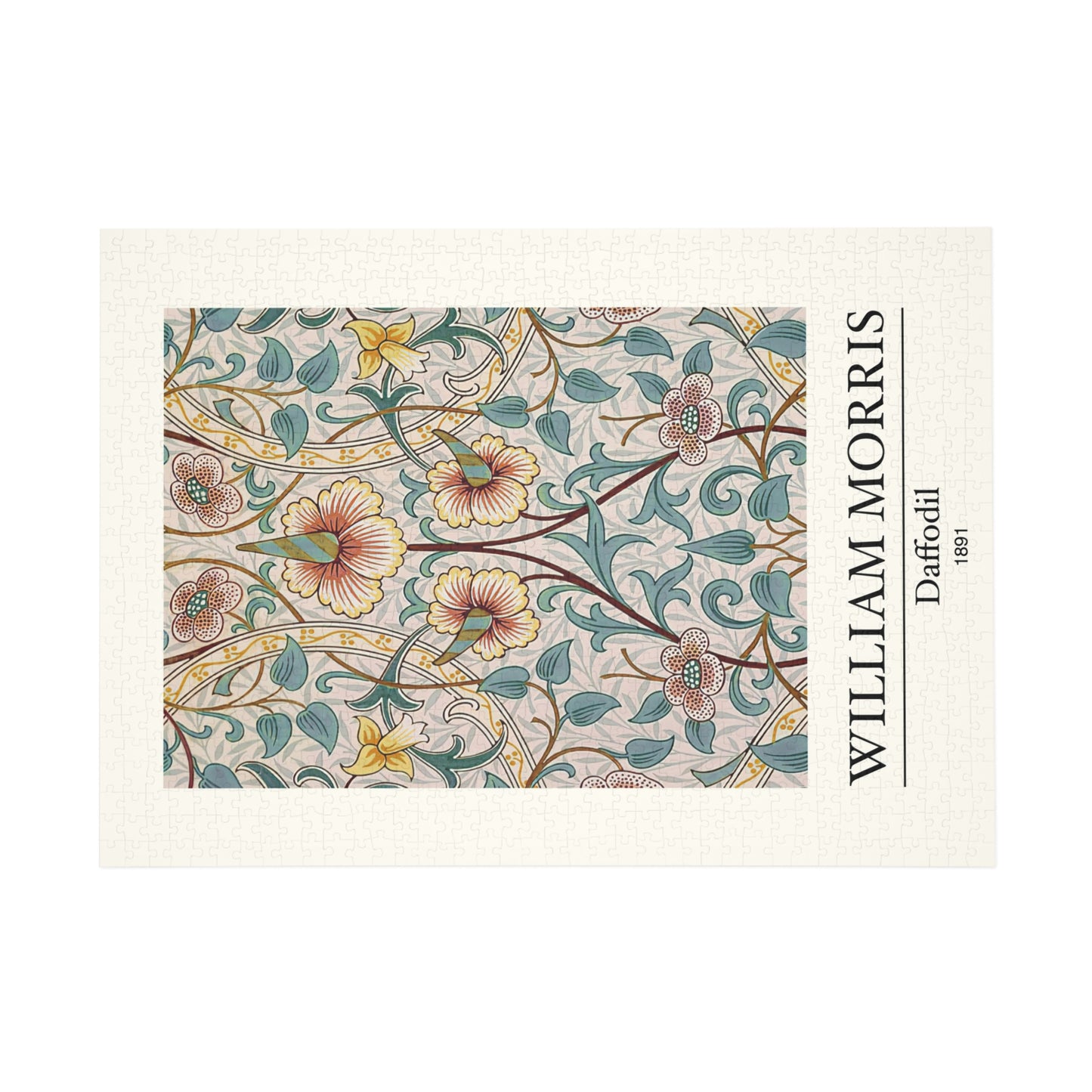 William Morris Daffodil Jigsaw Puzzle - 500, 1000 Piece