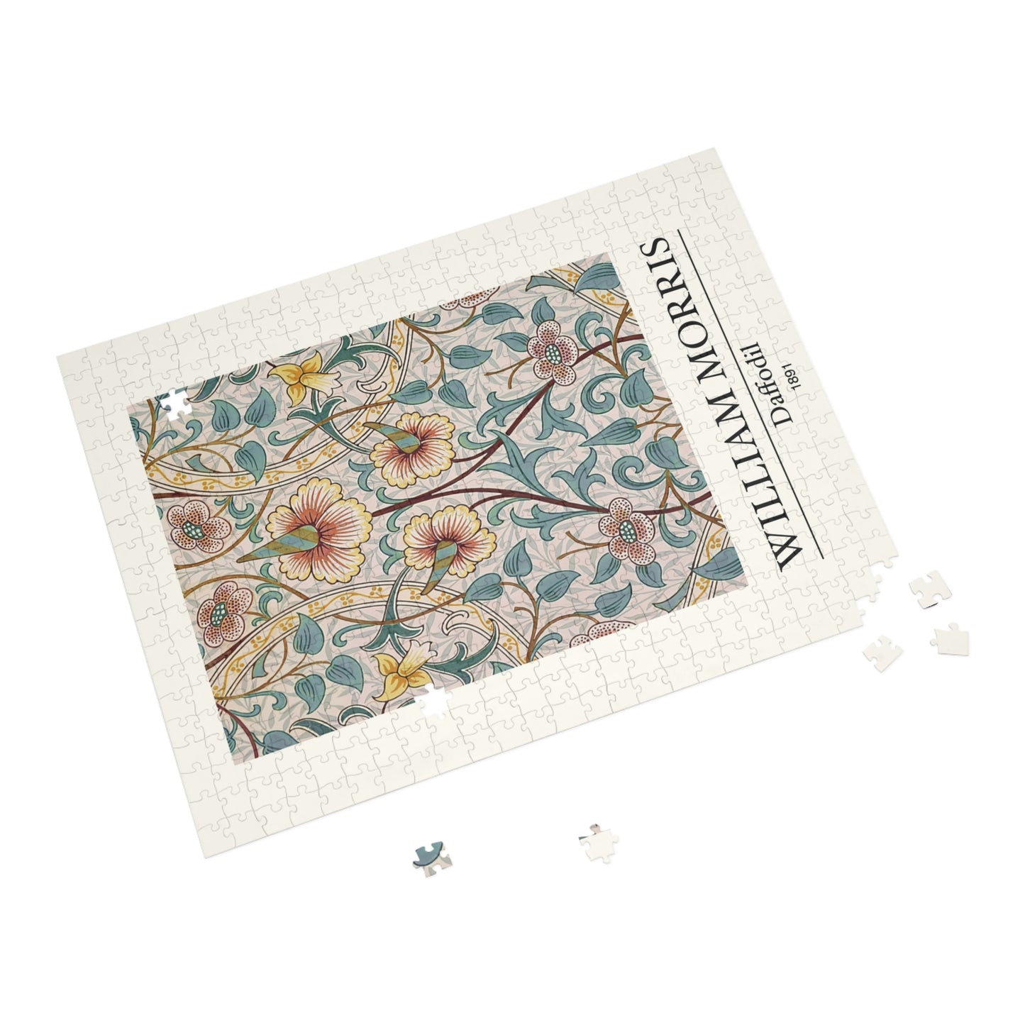 William Morris Daffodil Jigsaw Puzzle - 500, 1000 Piece