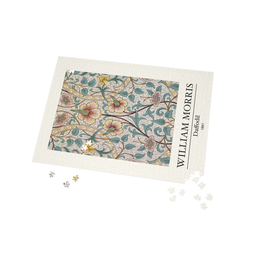 William Morris Daffodil Jigsaw Puzzle - 500, 1000 Piece