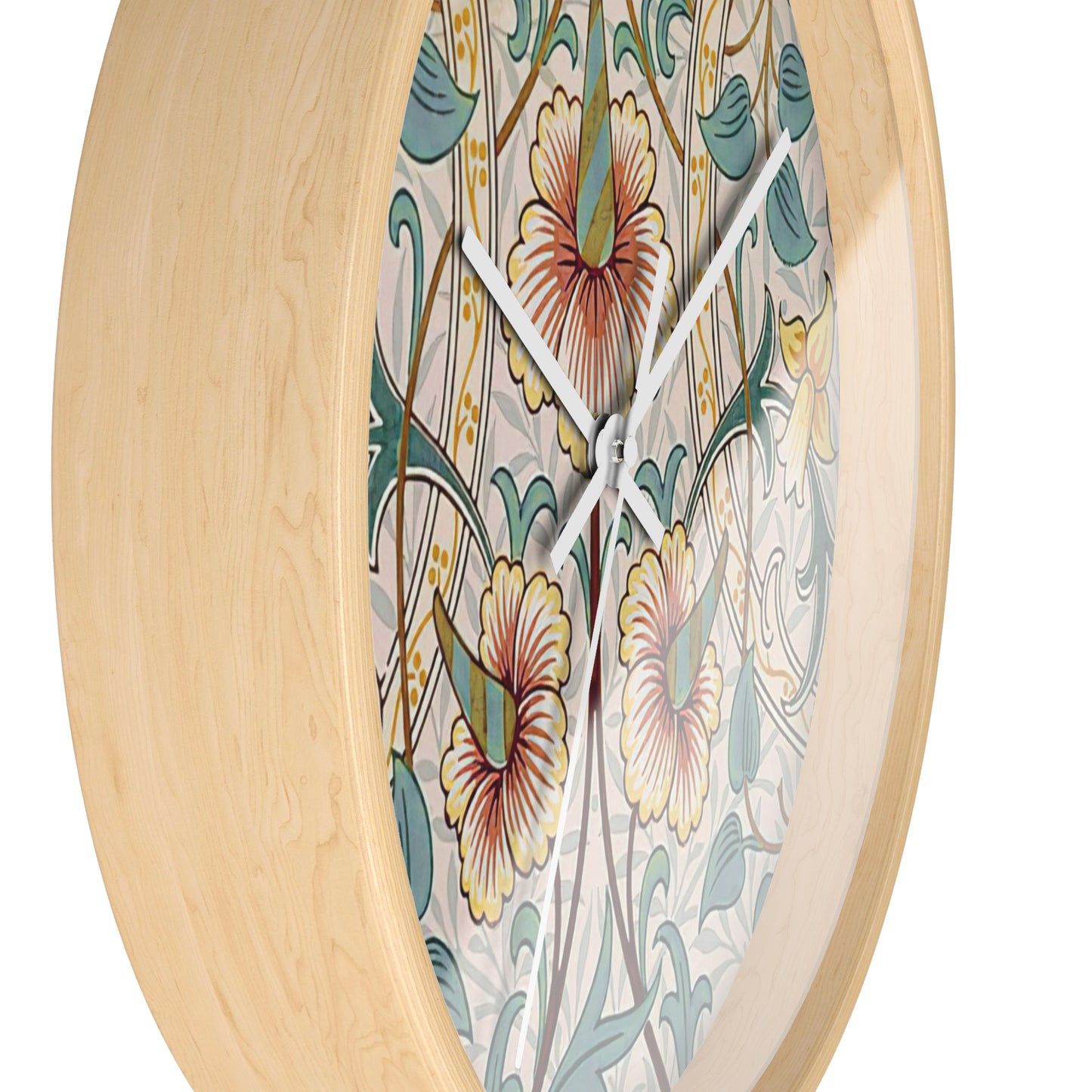 Vintage Floral Wall Clock - William Morris