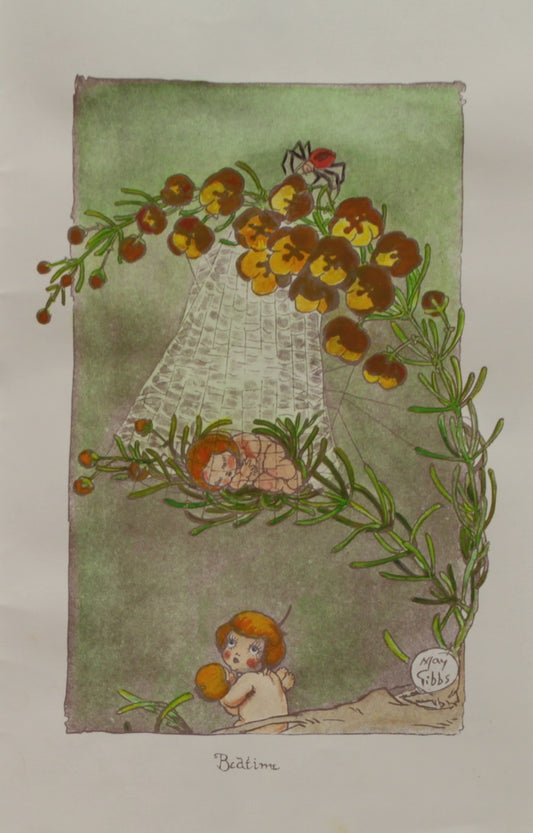 Storytime, Boronia Babies, Gibbs May, Bedtime, c1920