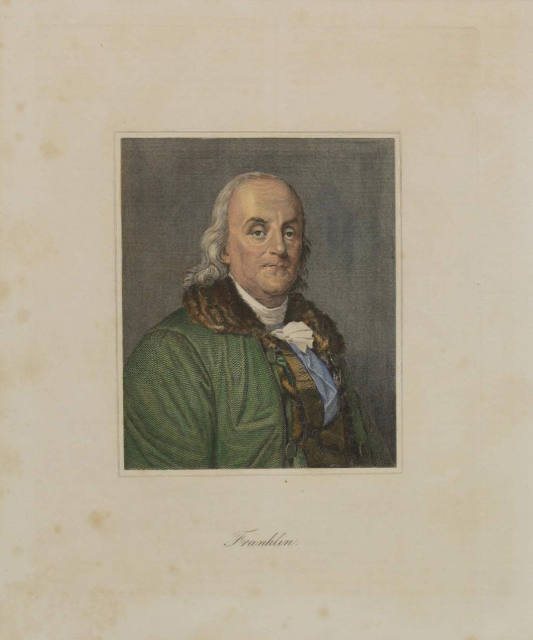 Portraits, Franklin ,Benjamin, c1845