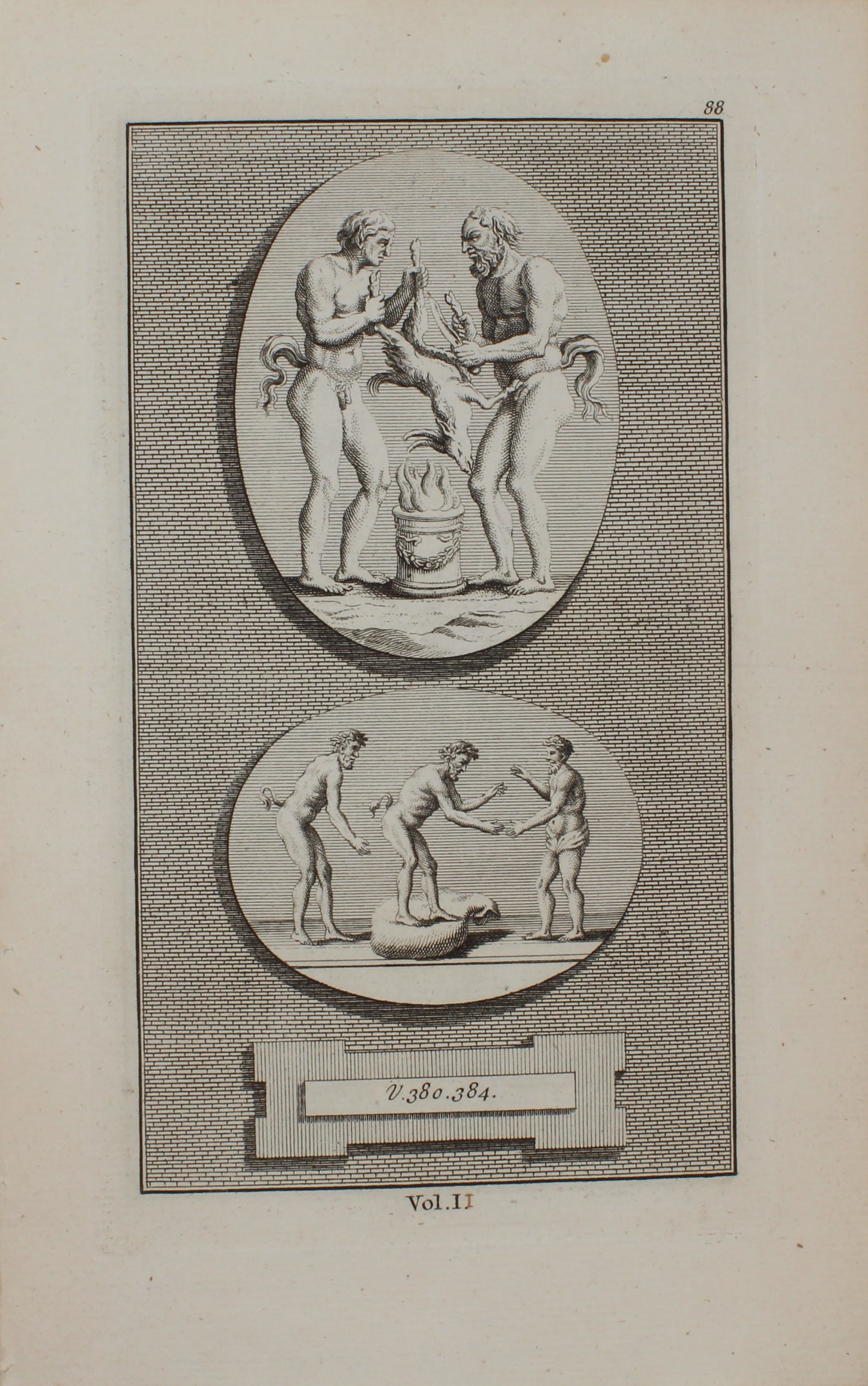 Antiquities, Pine, John, Illustrations of Virgil's Poems-Vol 1, 88 V380.384  1774