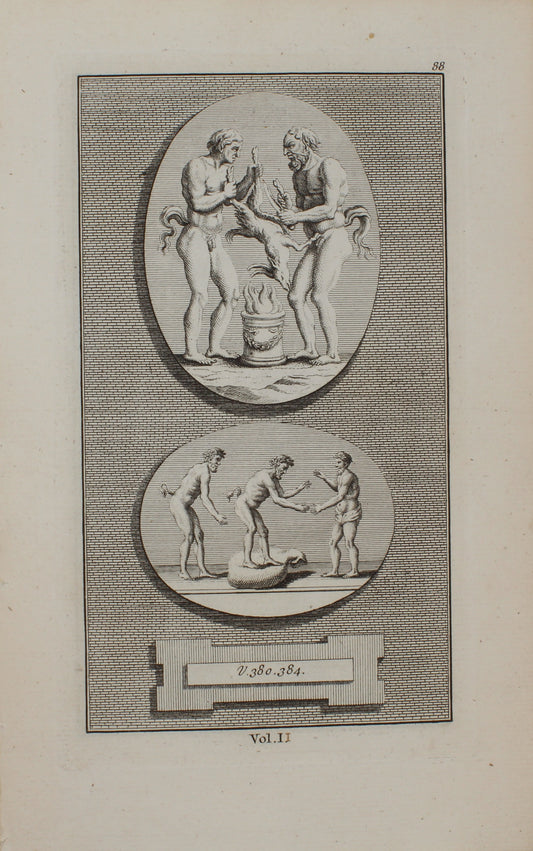 Antiquities, Pine, John, Illustrations of Virgil's Poems-Vol 1, 88 V380.384  1774