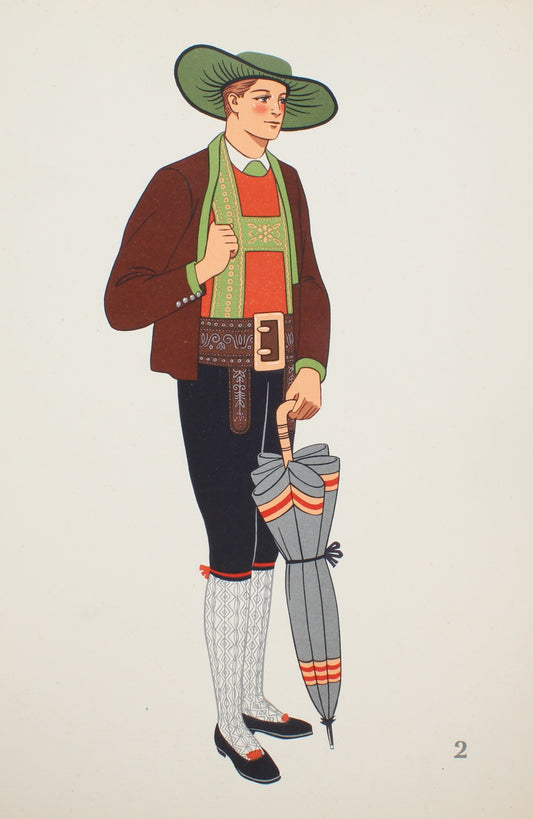 Costume, Austrian National, Lepage-Medvey , Austrian Pheasant, 1939