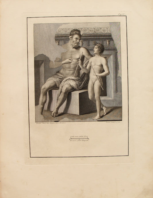 Antiquities, Herculaneum, Nicalaus Vanni, Plate 47, c1757