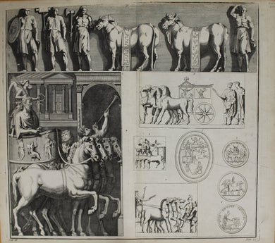 Antiquities, Bartoli Pietro Santi, Classical Relief, Trajan's Column, plate 34, vol 4, c1667