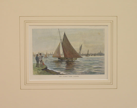 Australia, Albert Park Lagoon, Victoria, c1886