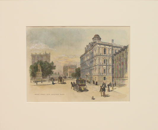 Australia, Bridge Street from Macquarie Place, Sydney,  c1886