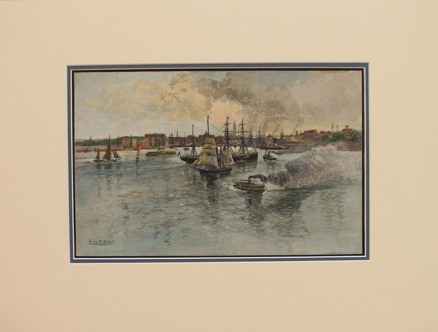 Australia, Circular Quay, Sydney Harbour, c1886
